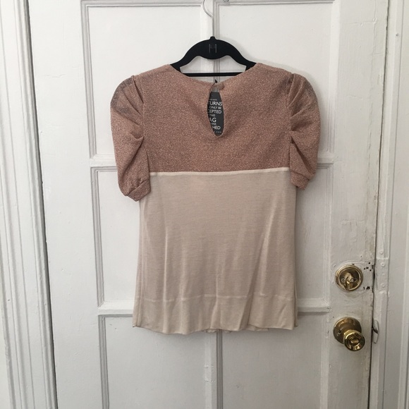 Erotokritos shimmery puff sleeve blouse - Picture 6 of 8